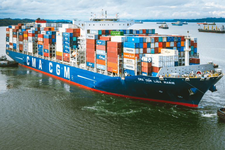 Ship transporting dangerous cargo