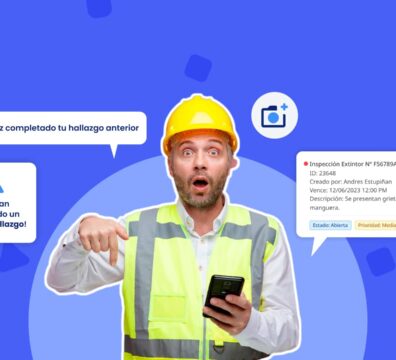 Profesional supervisando datos de seguridad laboral en tablet, representando digitalización de SST.