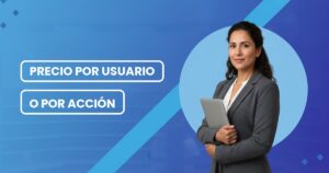 Precio por usuario vs precio por acción