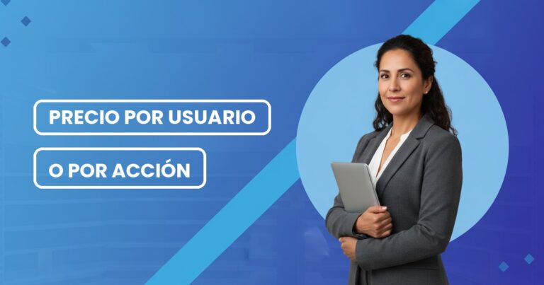Precio por usuario vs precio por acción